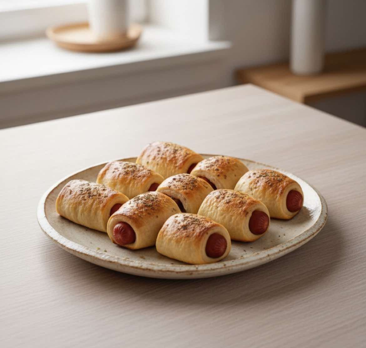 Petits roulés à la saucisse