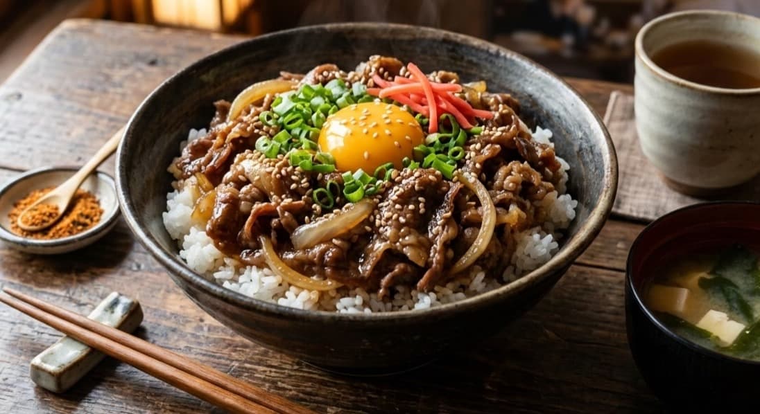 Gyudon : Le Bol de Bœuf Sucré-Salé Japonais