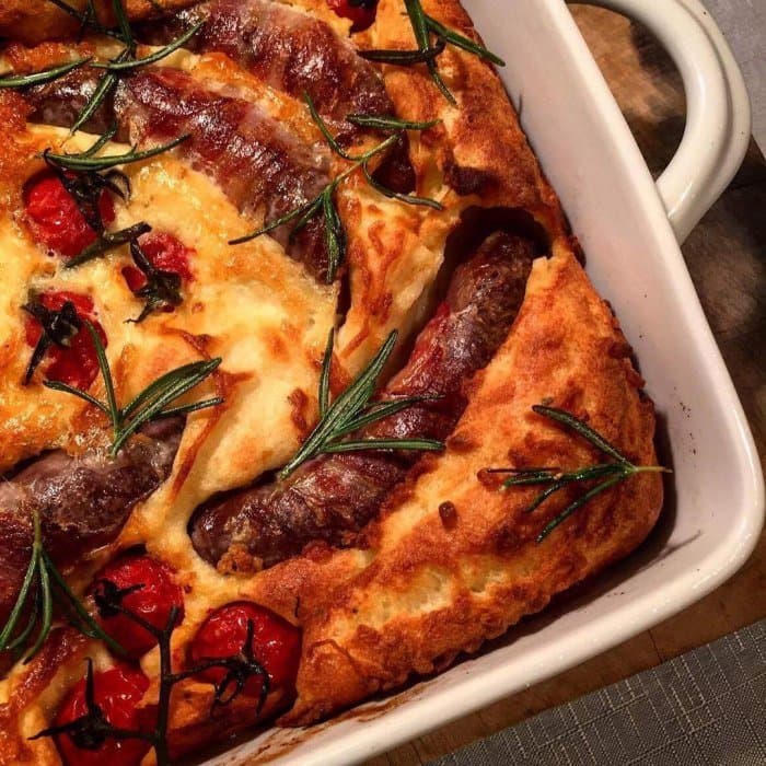 Saucisses en Croûte - Toad In The Hole Britannique