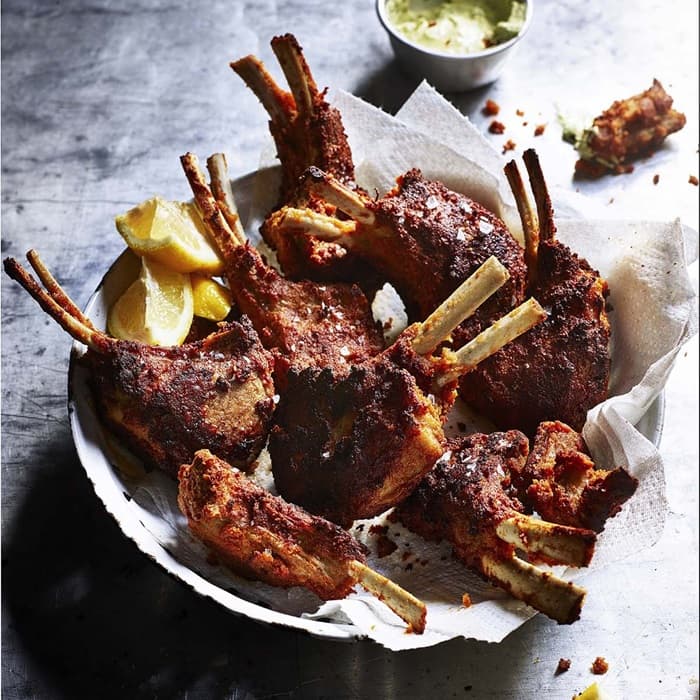 Côtelettes d'agneau au chili et gingembre