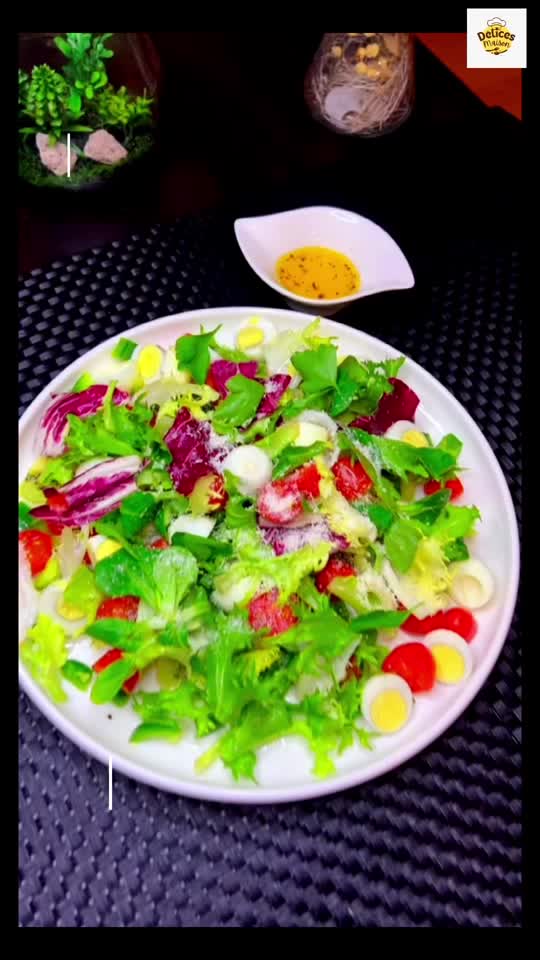 Salade Verte Gourmande aux Œufs de Caille