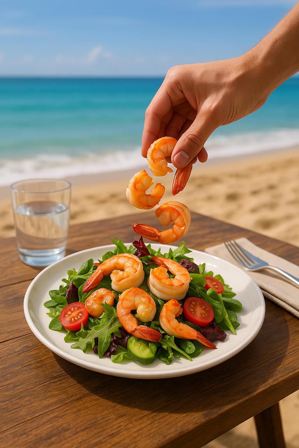 Salada Sofisticada com Frutos do Mar