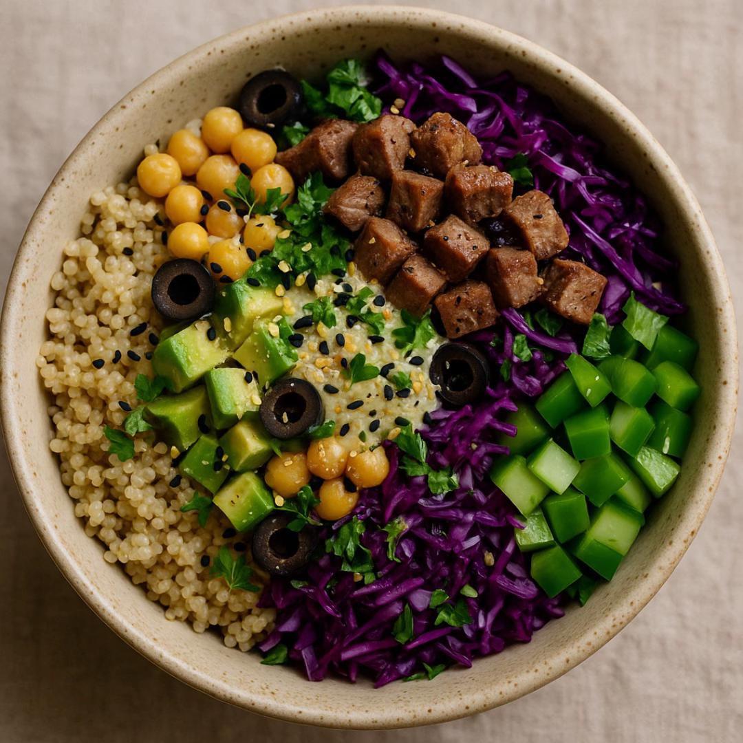 Salade de Quinoa Méditerranéenne