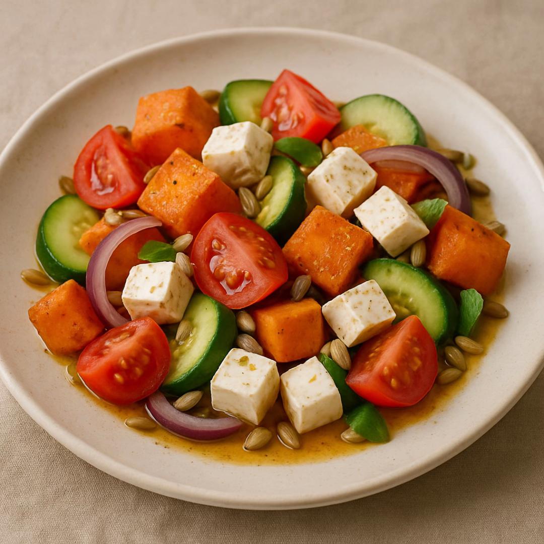 Salade de Patate Douce et Fromage Blanc