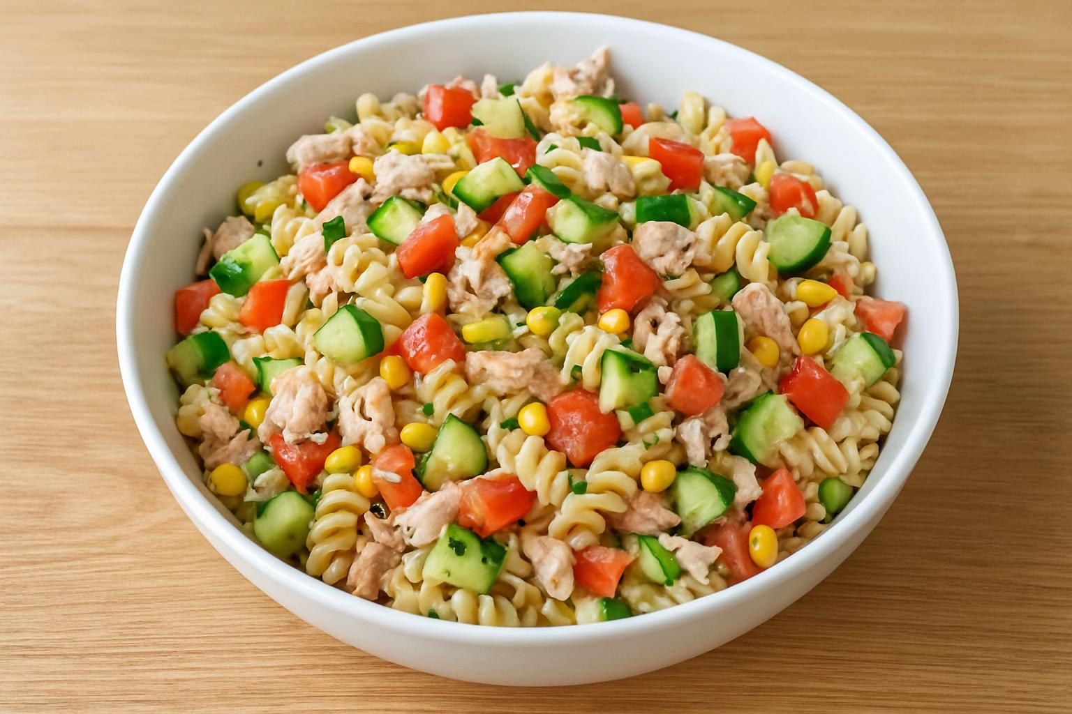 Salade de Pâtes au Thon Frais