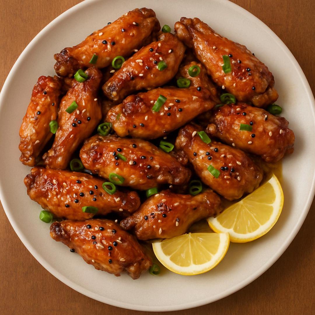 Ailes de poulet au miel et sauce soja