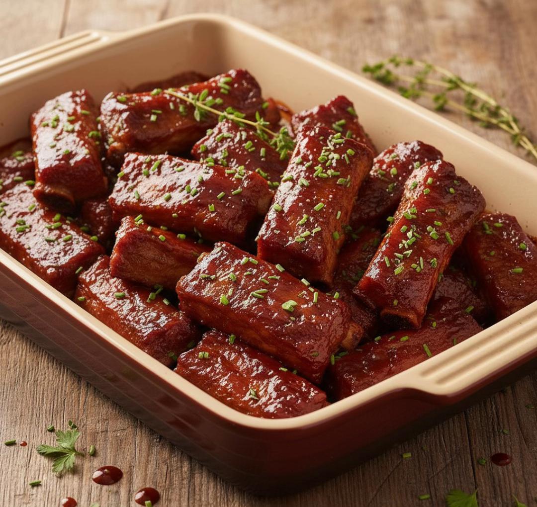 Honey and Barbecue Pork Ribs
