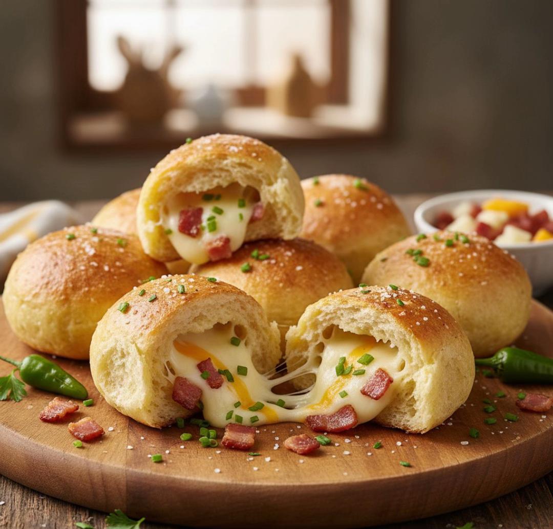 Moist Potato, Bacon, and Cheese Bread