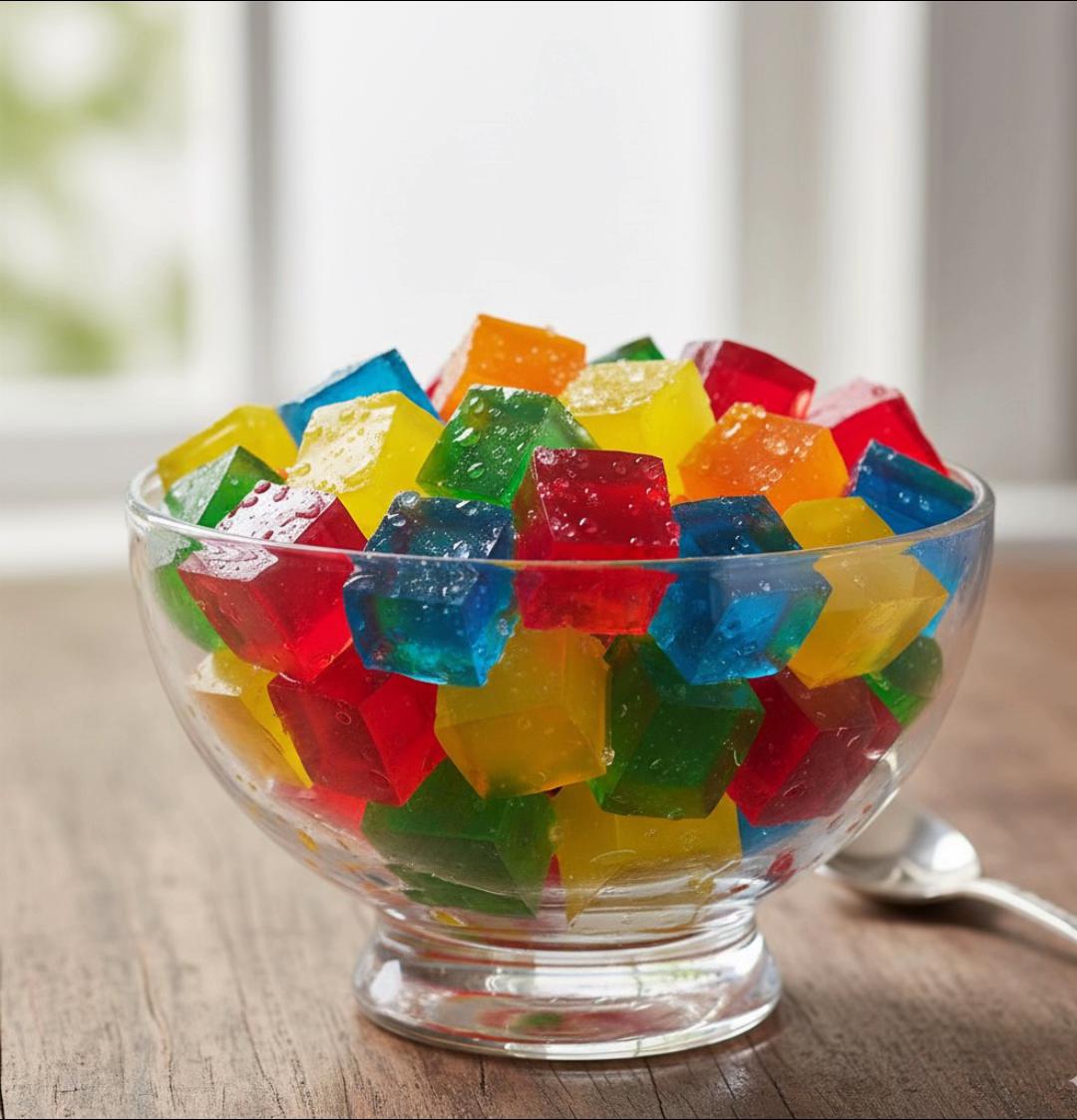 Gelées Coloridas Sin Azúcar con Crema Ligerita