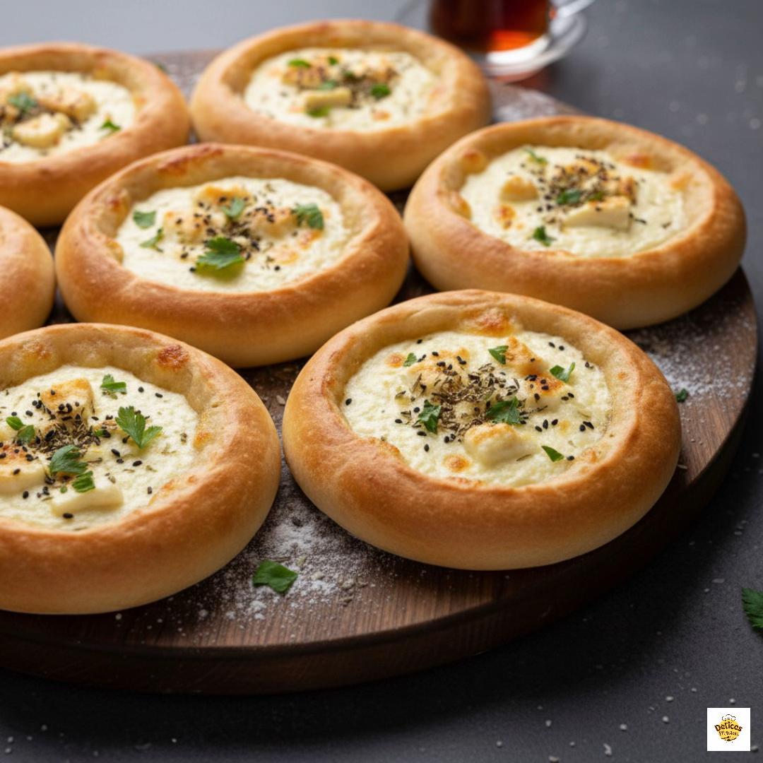Crispy Cheese-Stuffed Esfihas