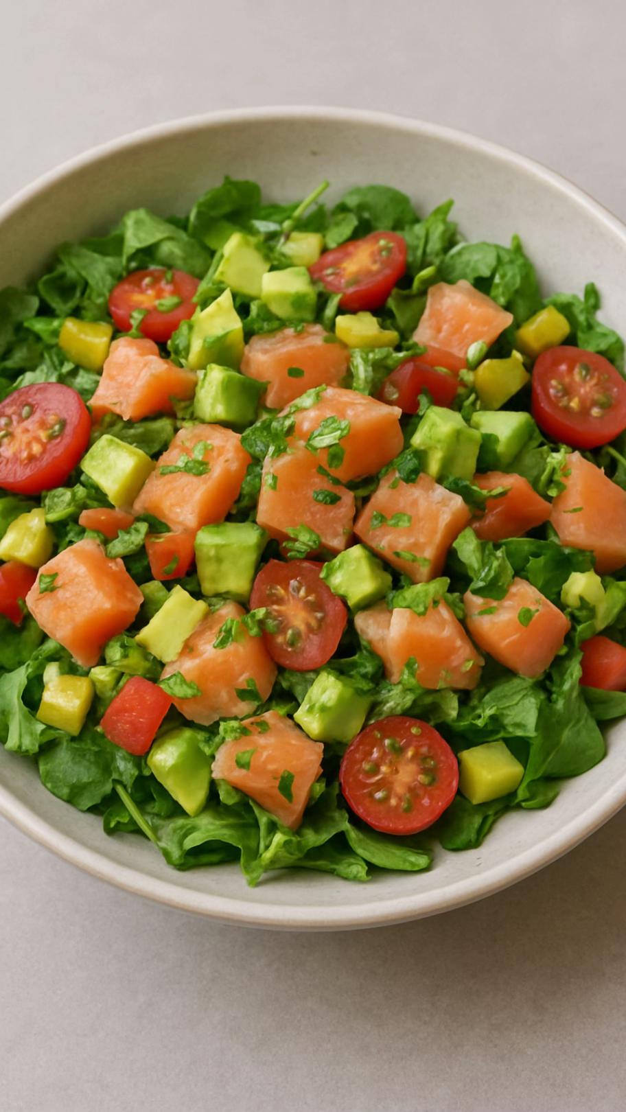 Salade de Saumon et Avocat
