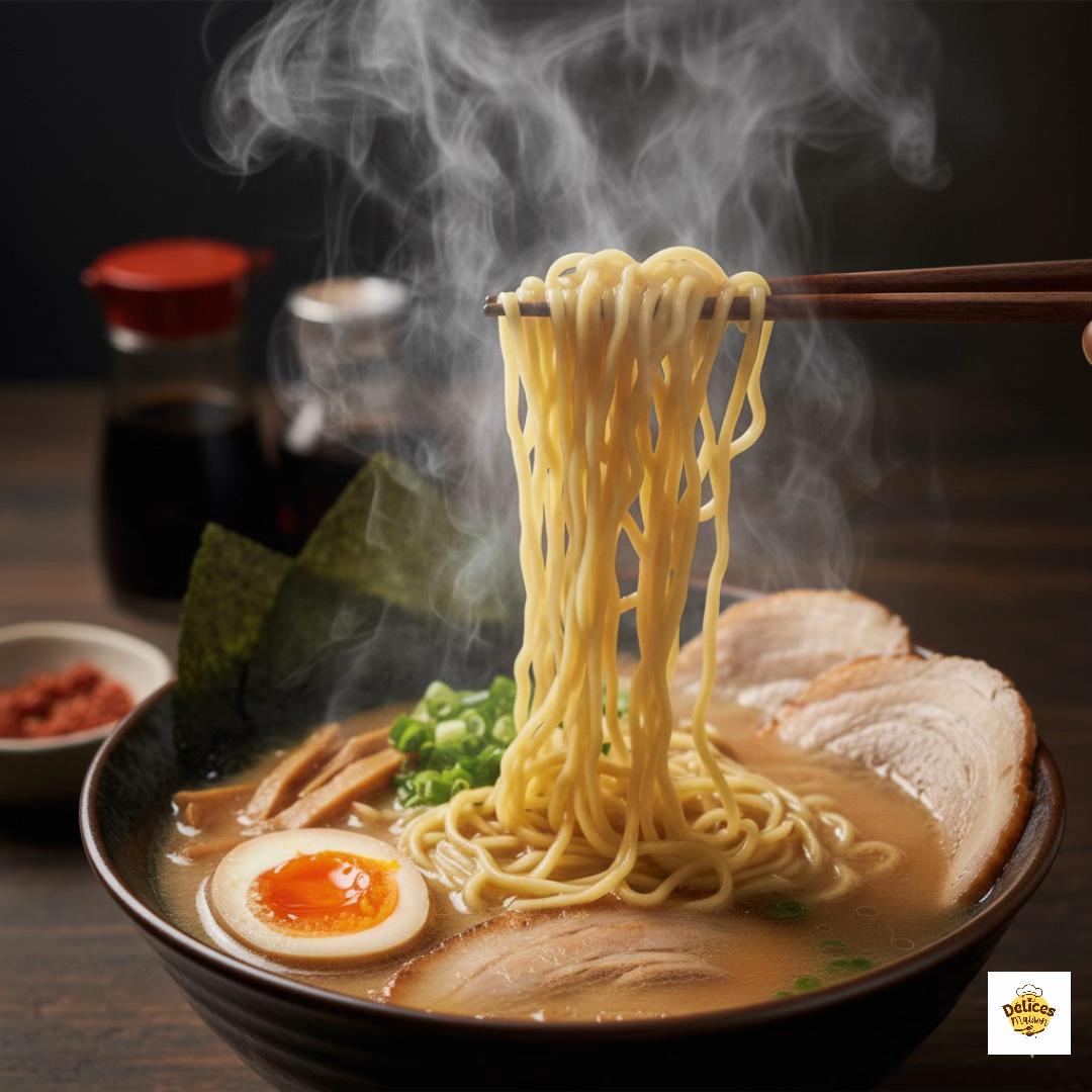 Steaming Japanese Ramen