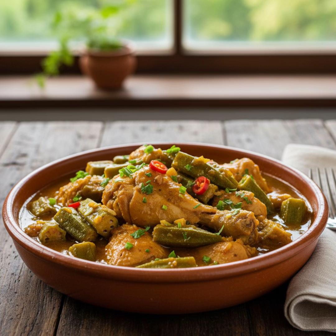 Poulet au Gombo