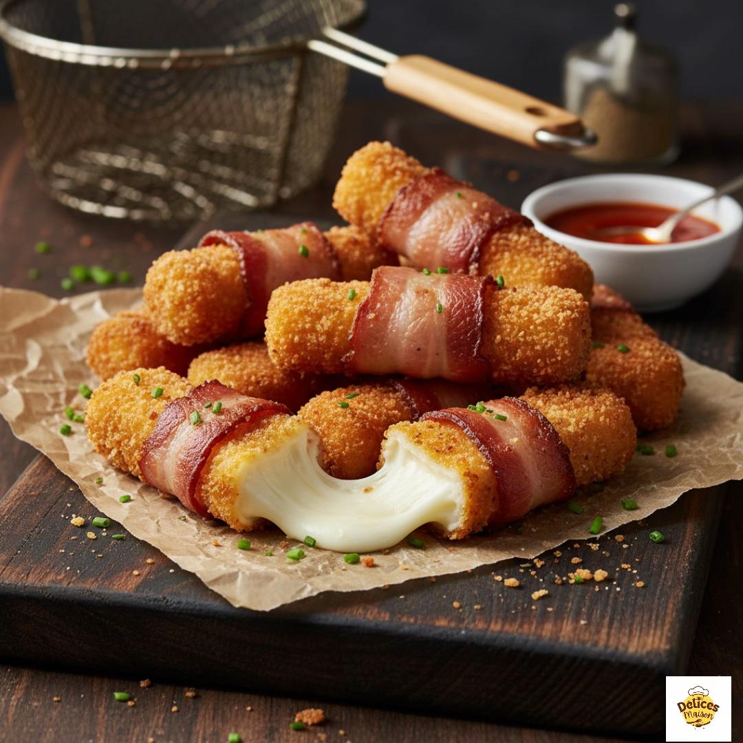 Bacon-Wrapped Cheese Bites