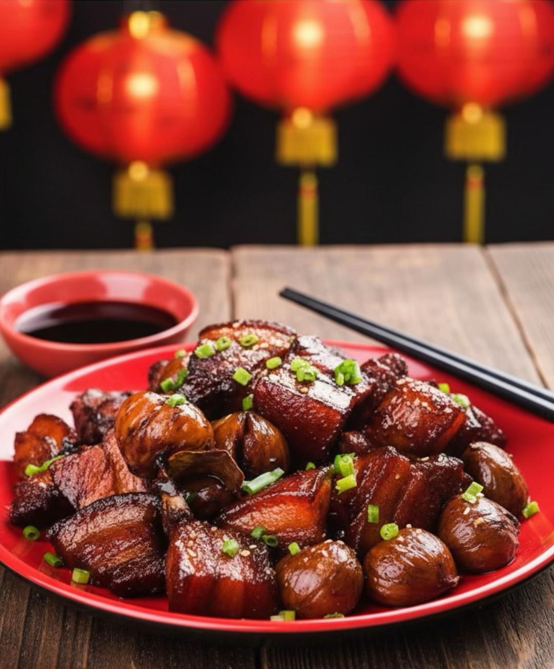 Char Siu - Porc Sucré Caramélisé à la Sauce Chinoise