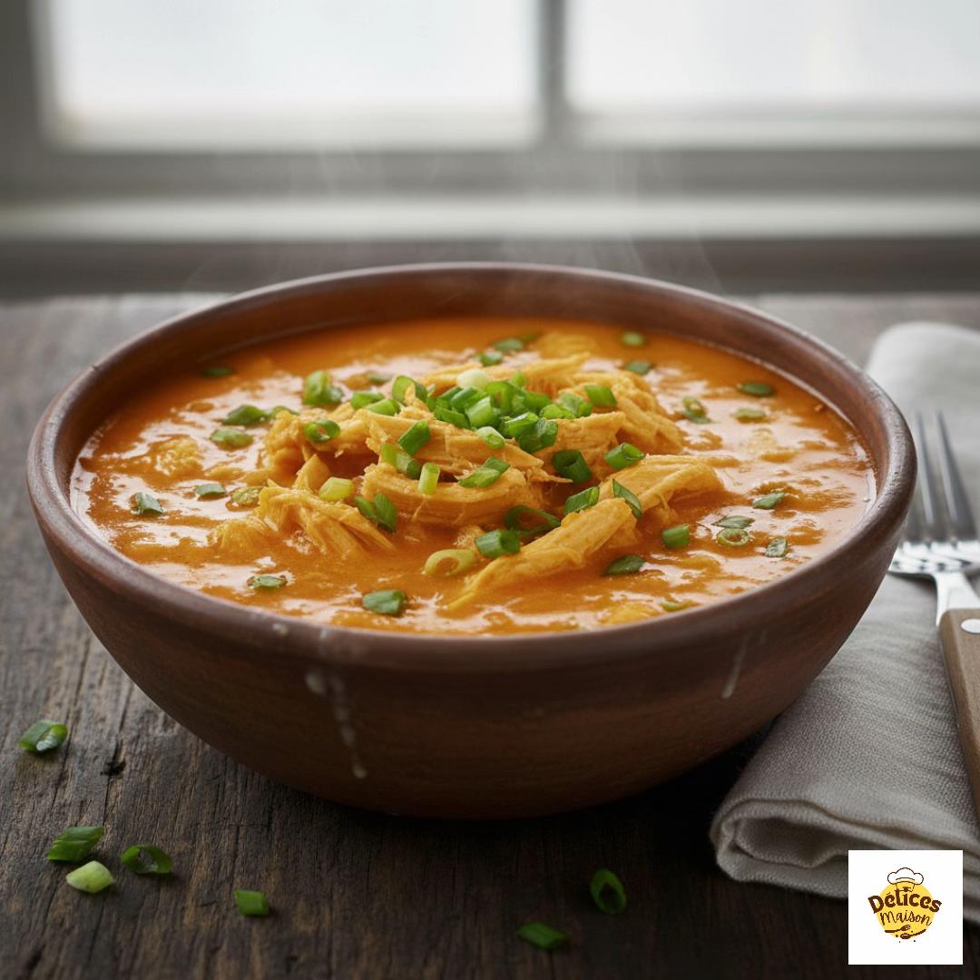 Caldo de Pollo con Pollo Deshebrado