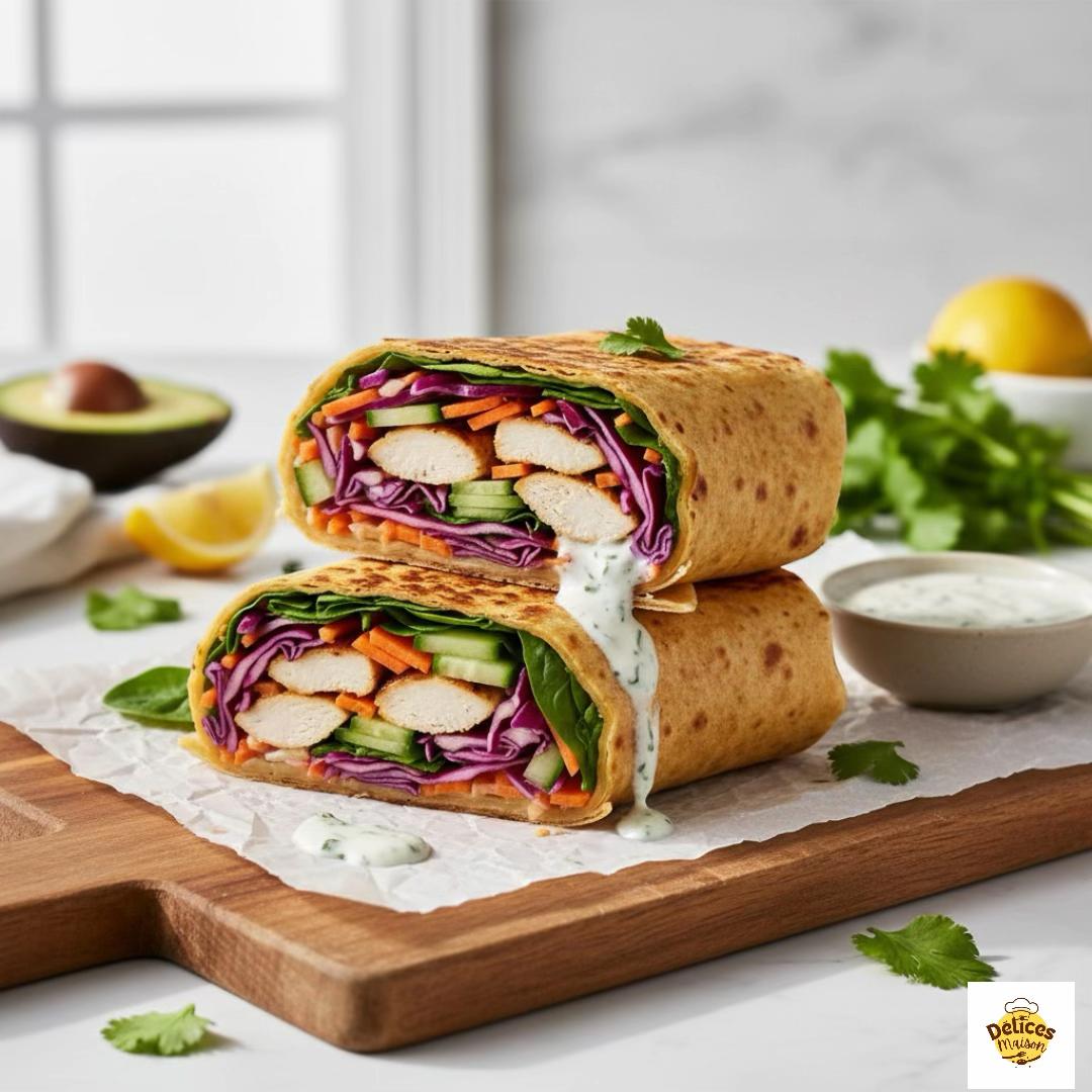 Fresh and Flavorful Chicken Wrap