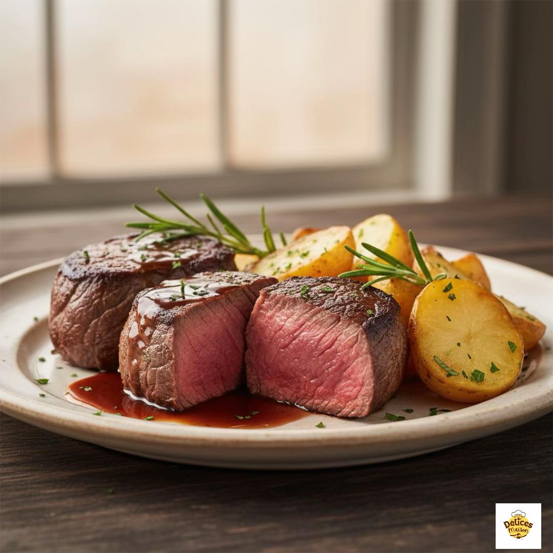 Sunday Beef Tenderloin with Herb Potatoes