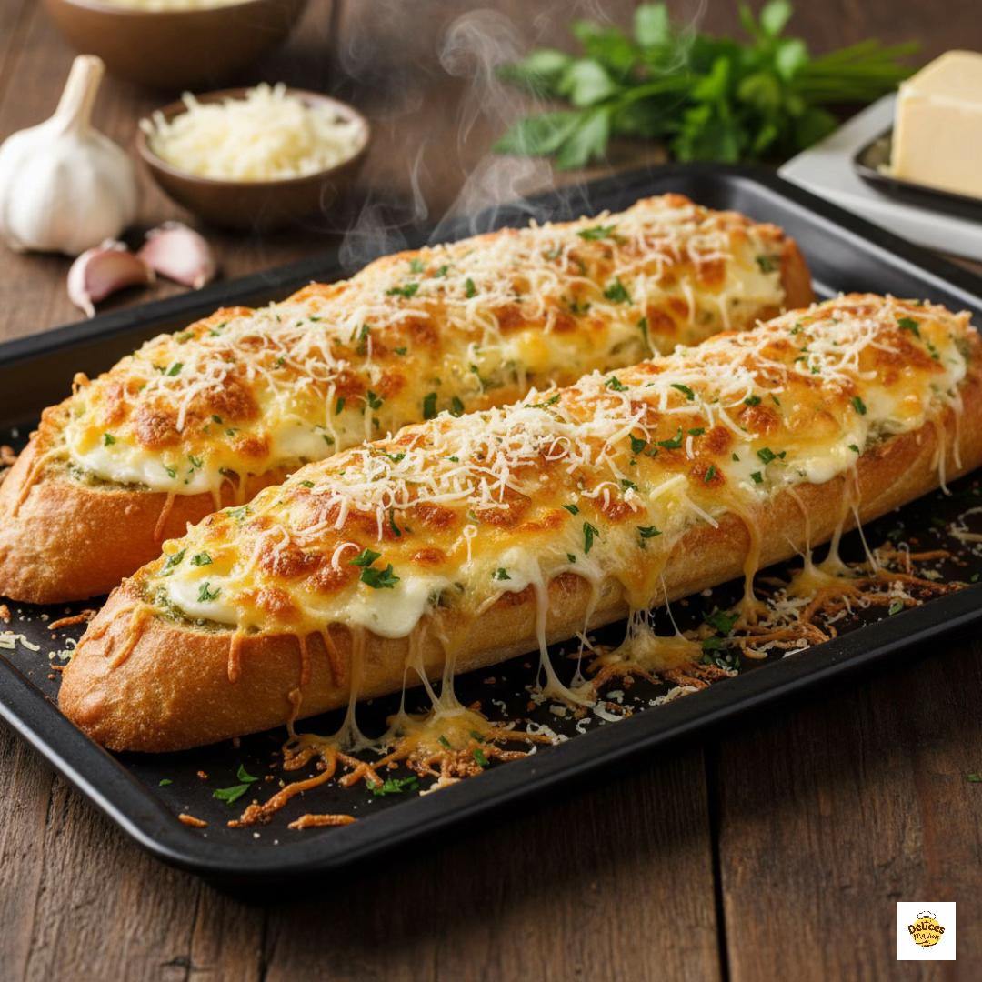 Cheesy Garlic Butter Baguette