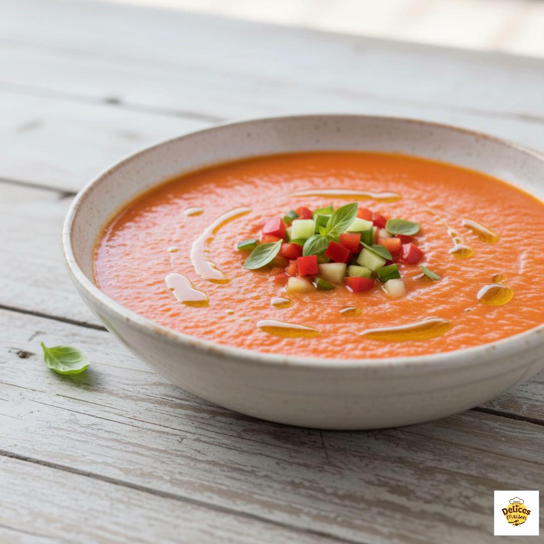 Gazpacho léger et rafraîchissant