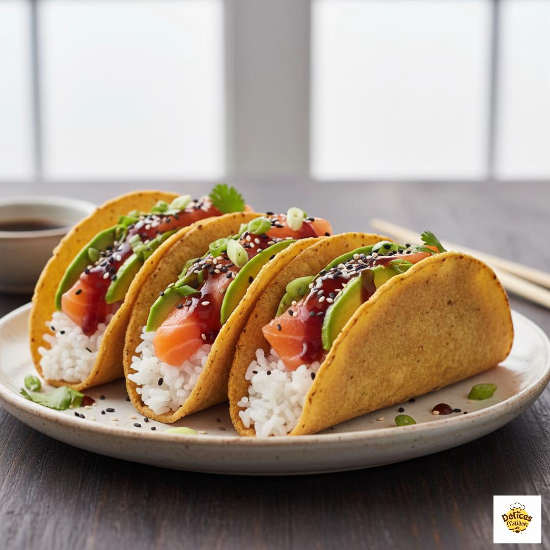 Crispy Sushi Fusion Tacos