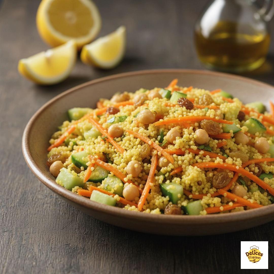 Salade de Couscous Marocaine aux Saveurs du Soleil