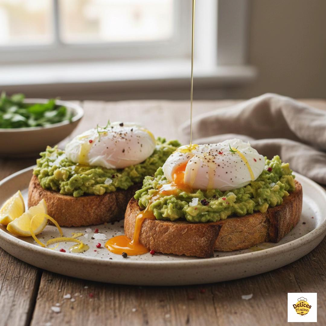 Avocado Toast with Poached Egg and Delicate Spices