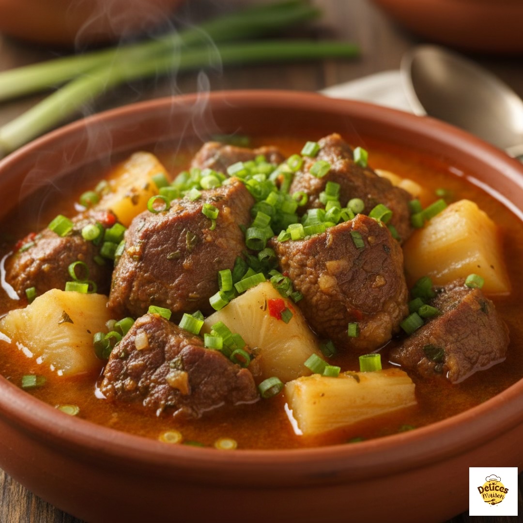 Ragoût de Bœuf aux Manioc et Bouillon Riche