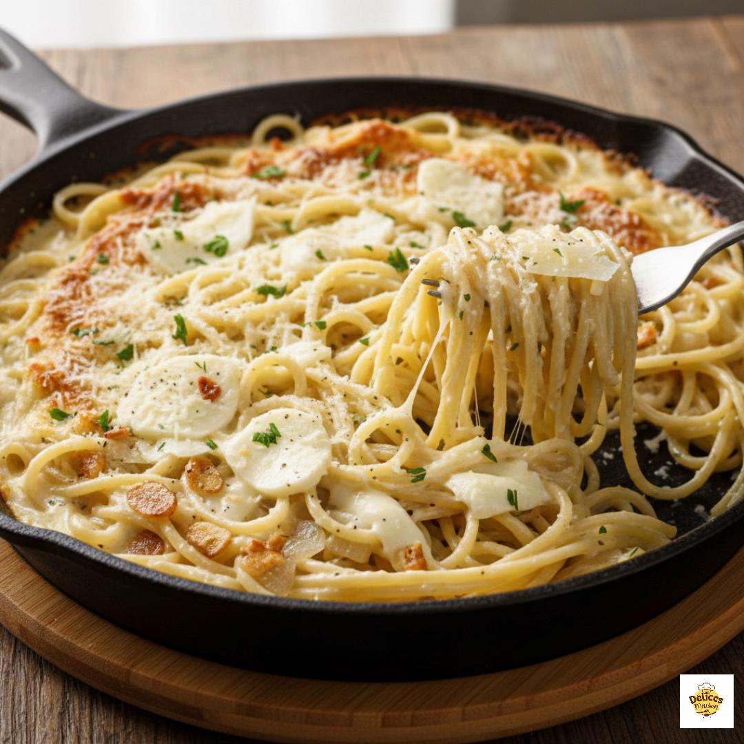 Creamy Garlic and Cheese Pasta