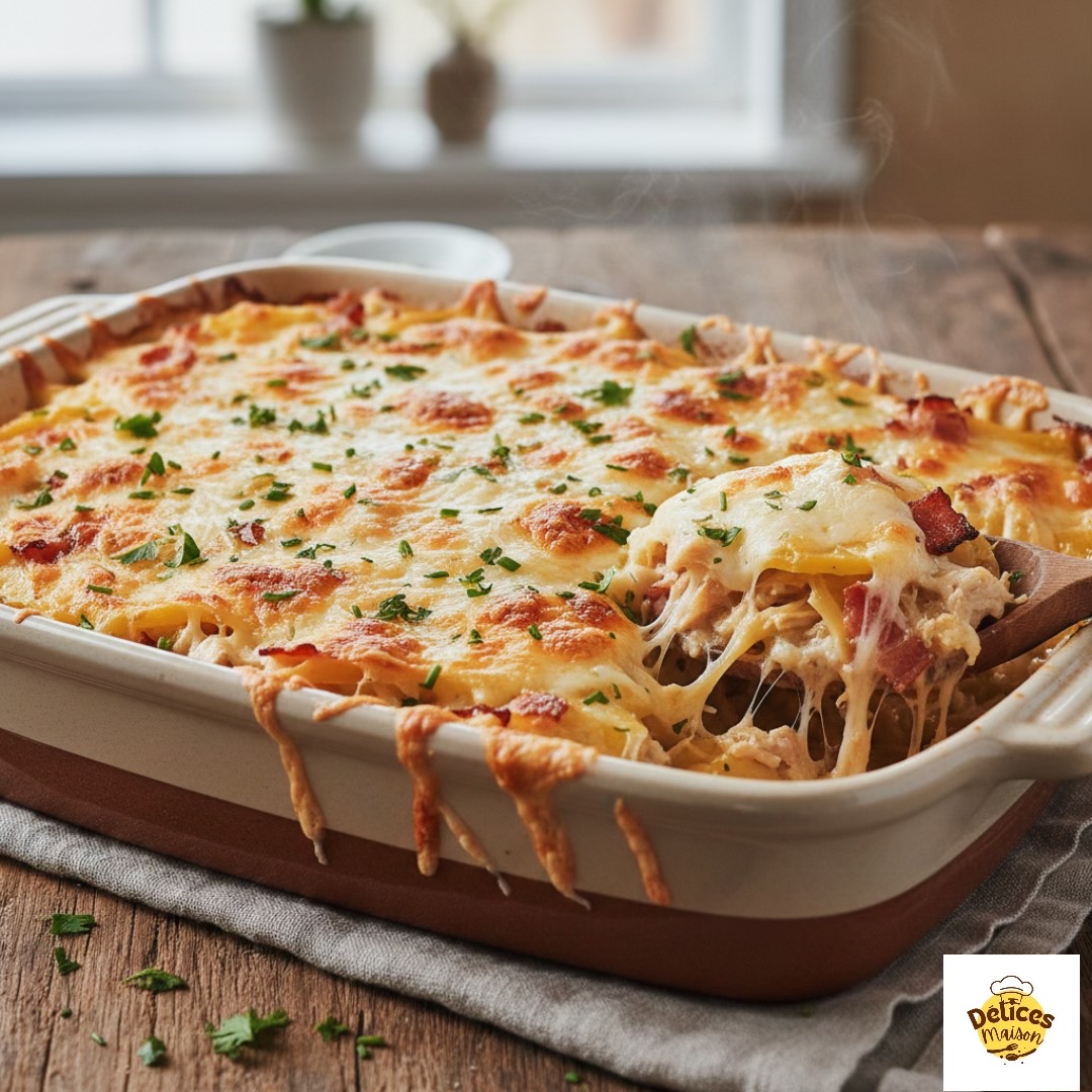 Gratin Dauphinois con Bacon Croustillant