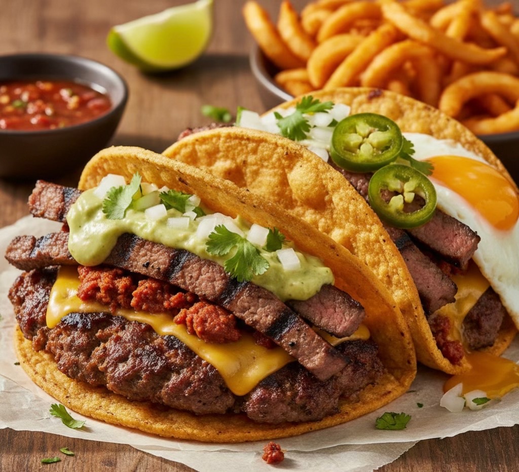 Smash Burger Taco Fusion Croustillant