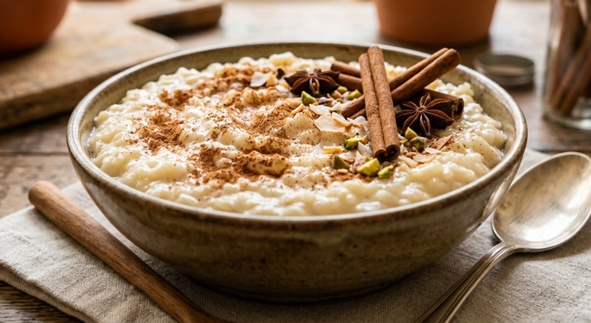 Creamy Old-Fashioned Rice Pudding