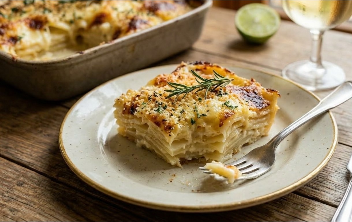 Creamy and Golden Gratin Dauphinois