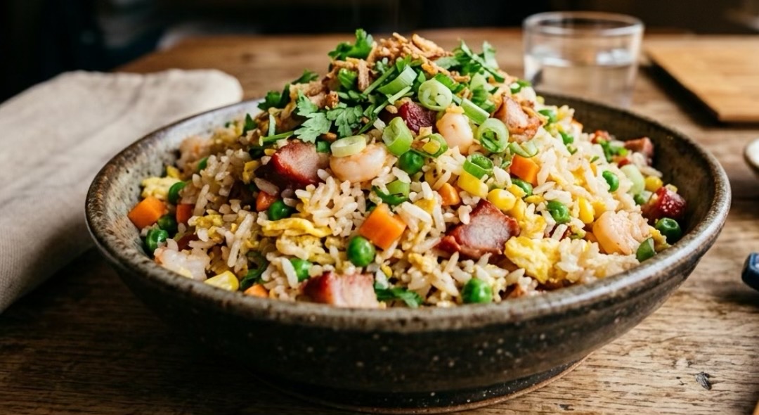 Authentic Homemade Cantonese Fried Rice: The Wok-Style Recipe