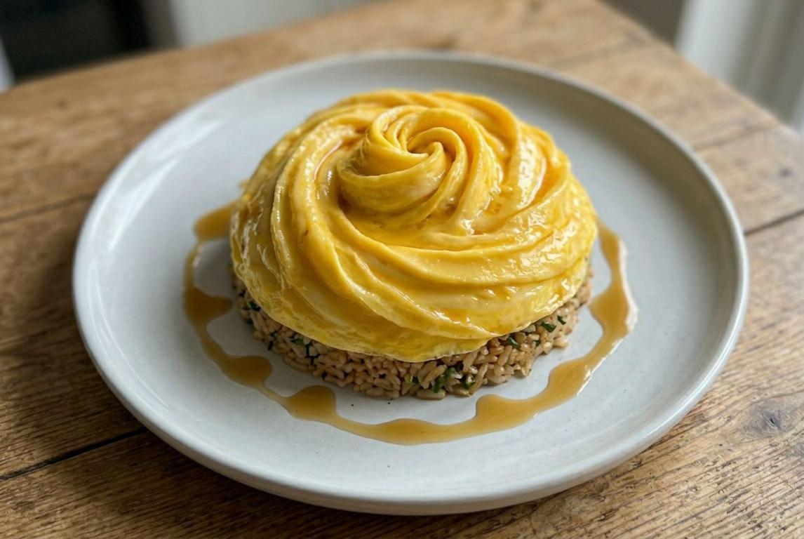 Tornado Egg — Japanese Spiral Omelet