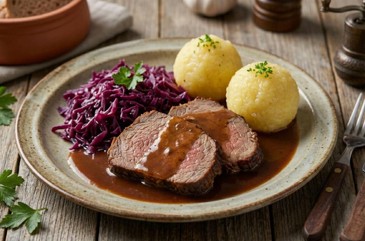 Sauerbraten — German Spiced Marinated Pot Roast