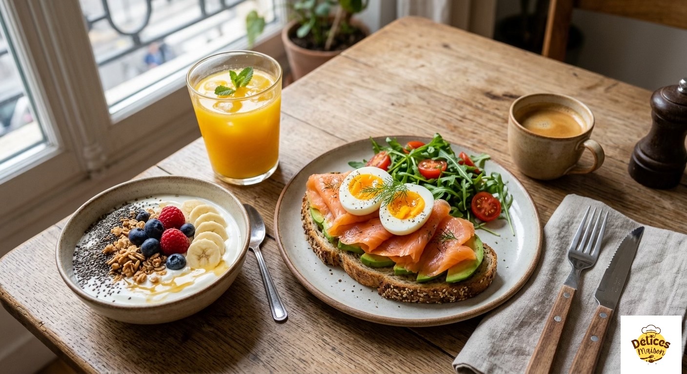 Balanced Sweet and Savory Breakfast