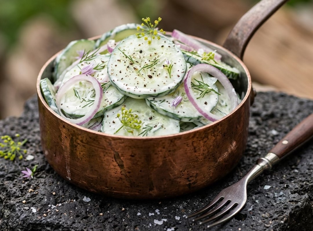 Salade de Concombre Shake au Bocal — Style TikTok