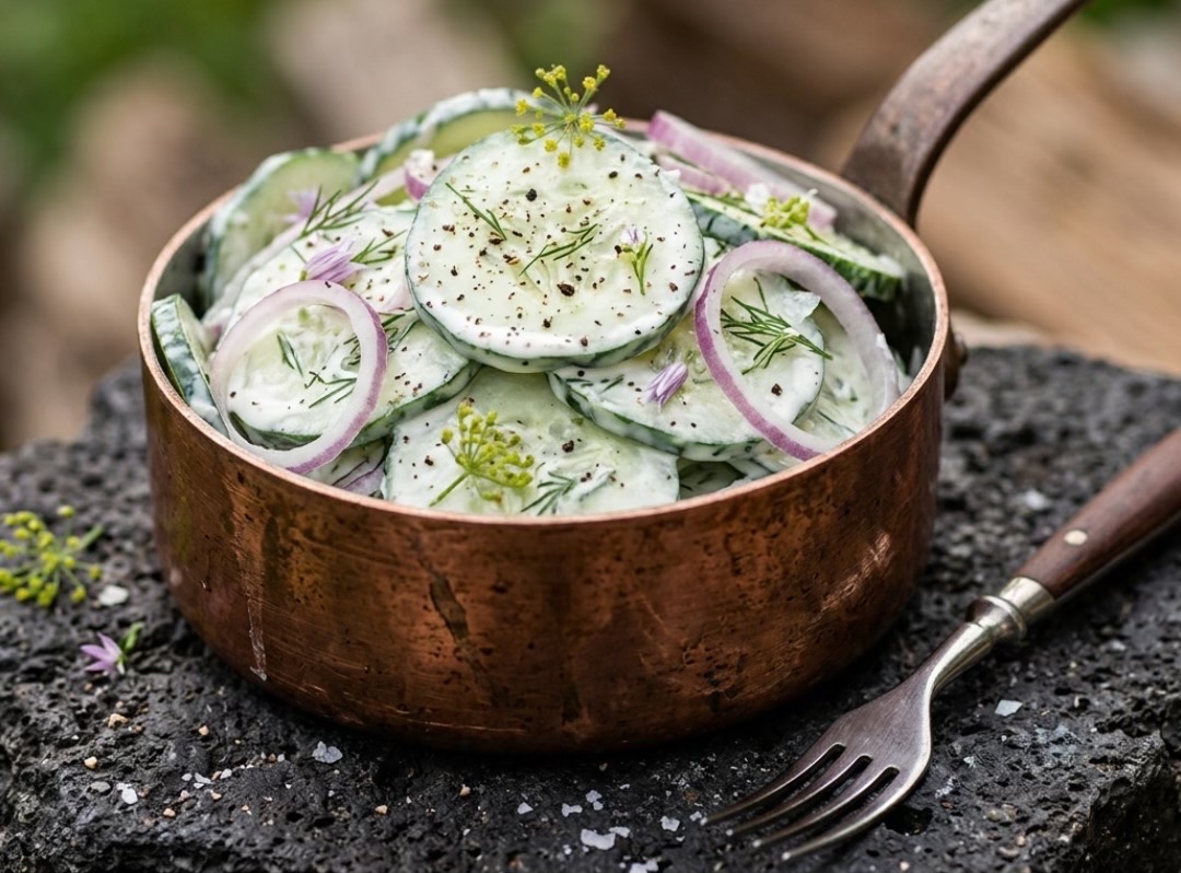 Salade de Concombre Shaker à l'Asiatique