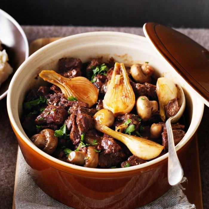 Beef Bourguignon with Beef Shank & Celeriac Purée