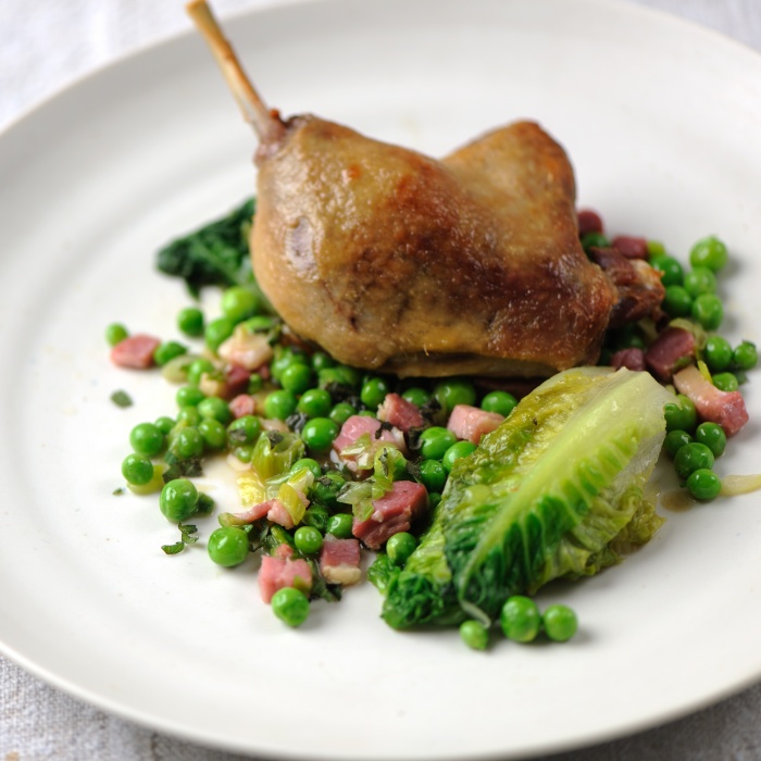 Duck Breast Confit with Cherries, Honey, and Balsamic