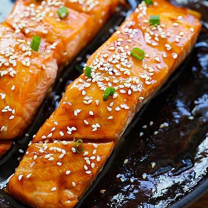 Saumon Miel Teriyaki