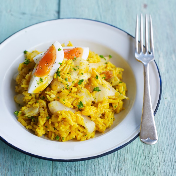 Kedgeree - Riz aux Œufs et Aiglefin Fumé