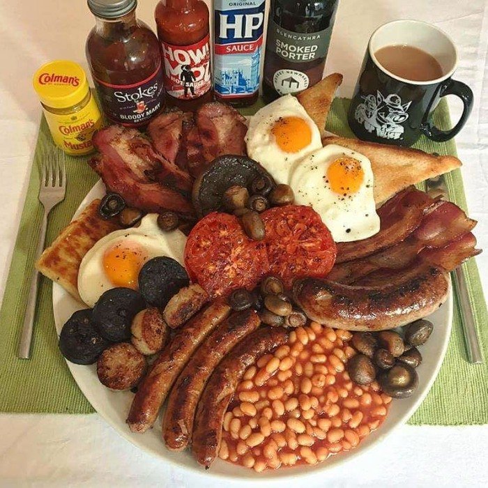 Desayuno inglés completo