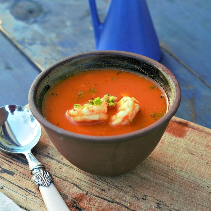 Bisque de Cangrejos y Apio