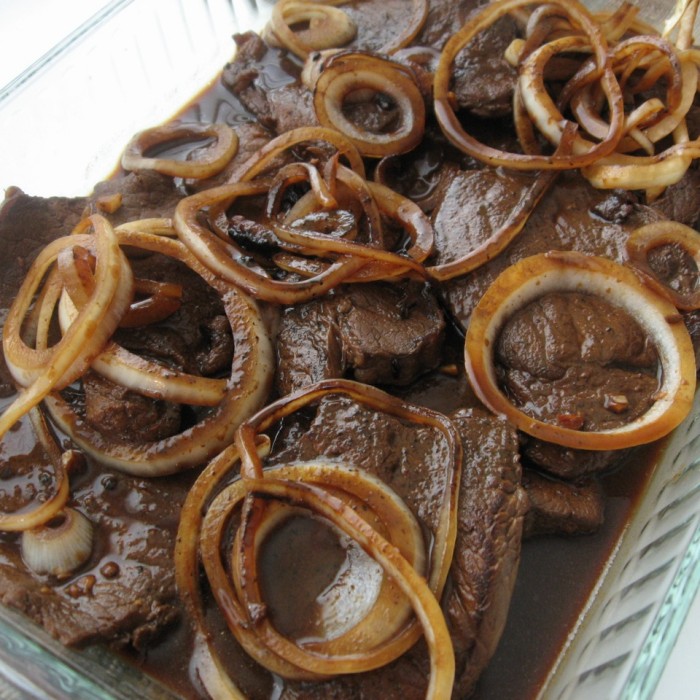 Bistek à la Philippine