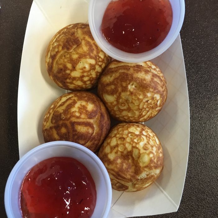 Æbleskiver - Boules Danoises aux Framboises