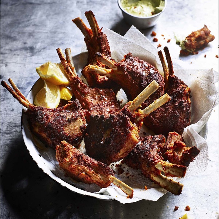 Côtelettes d'agneau au chili et gingembre
