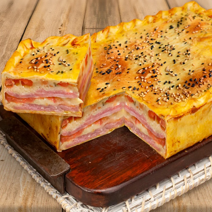Torta de Fiambre - Gâteau Salé au Jambon à l'Uruguayenne