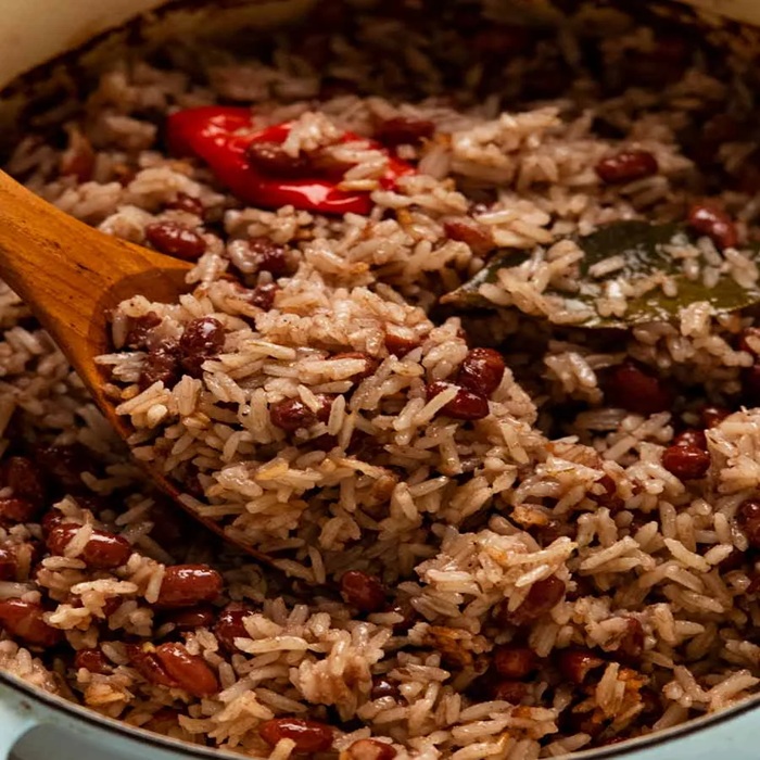 Riz et Haricots Rouges à la Jamaïcaine